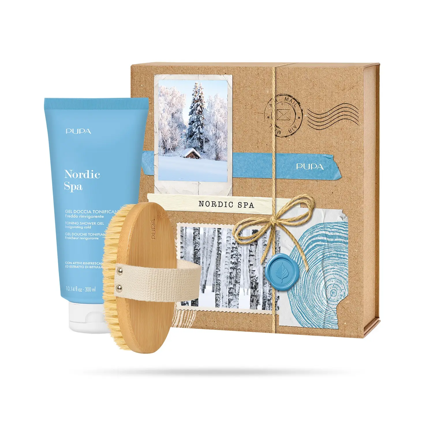 PUPA Spa Kit Douche et Brosse Corps